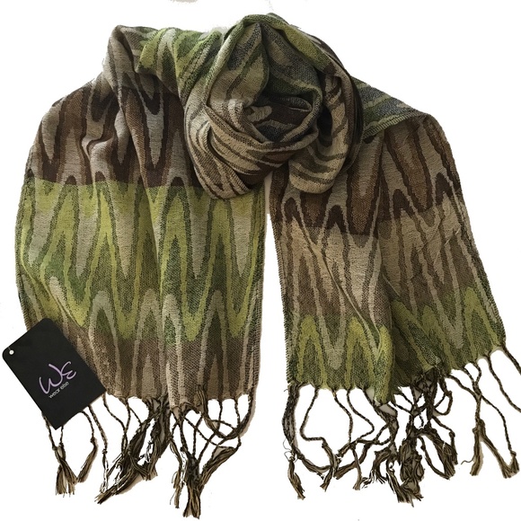 NWT WE EARTH COLOURS SCARF - Picture 1 of 5